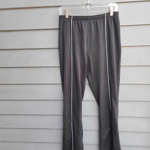 Nike Work Out Black Pants with White zippers on back of legs size Medium - Picture 9 of 10